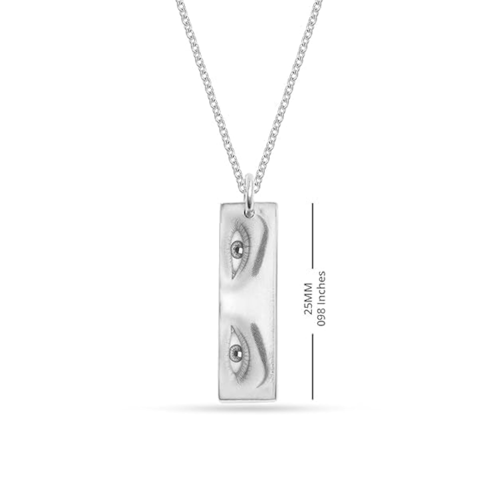 Customized Eyes Pendant Necklace for Women & Girls