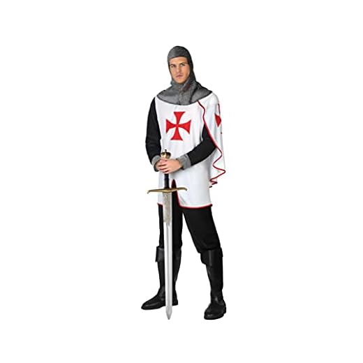 Atosa disfraz caballero cruzadas hombre adulto templario M