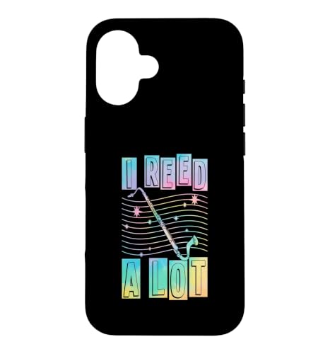 I Reed A Lot Funny Bass Clarinet Pun ���[���A �X�}�z�P�[�X iPhone 16 �p