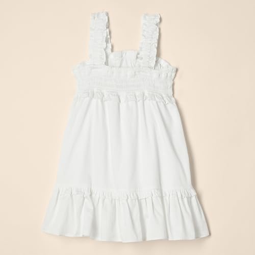 Amazon Essentials Girls and Toddlers' 100% Cotton Smocked Tank Dress2