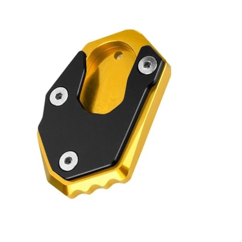 Motorrad Ständer Unterstützung Platte Für KAWASAKI Für Ninja 300 650 1000 Z900 Z900RS Z1000 ZX6R Seite Stehen Verlängerung Pad(Gold)