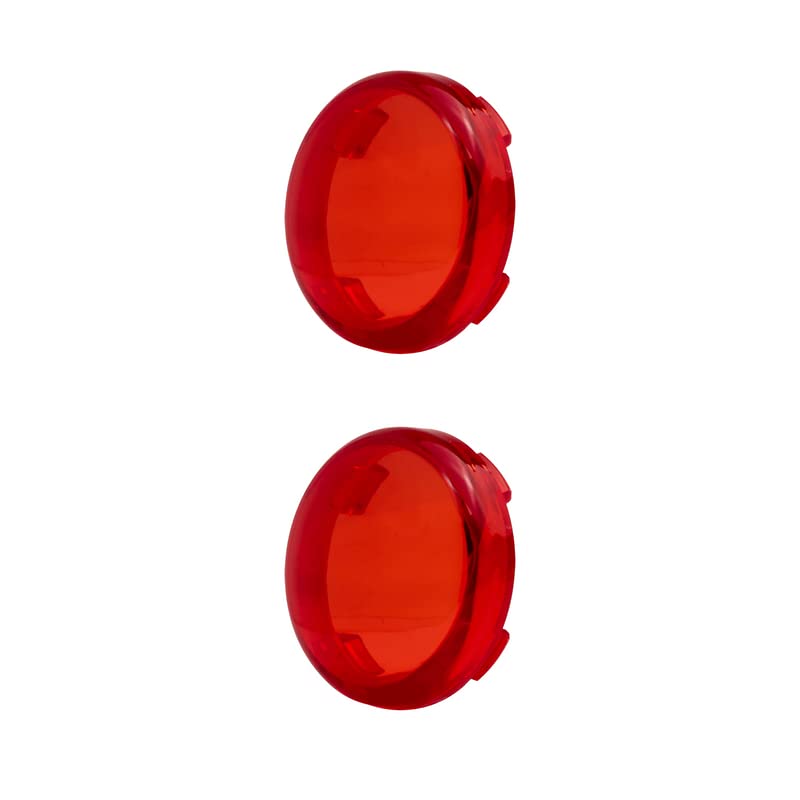 Image of Eagle Lights Run /Brake /Turn Module with 2 inch Red Lenses for Harley Davidson Motorcycles for 2004-2013 Sportster XL Models