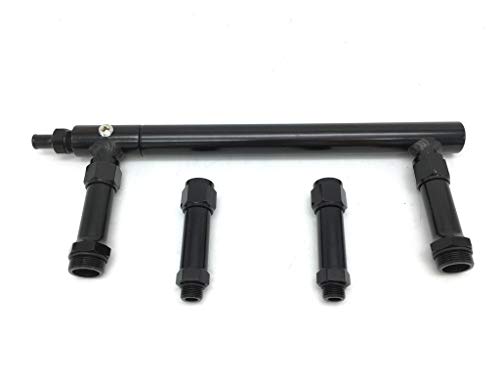 HotRod99 Aluminum Fuel Log With Two 7/8-20 Fittings and Two 9/16-20 Fittings