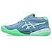 ASICS Men's Gel-Resolution X Padel Tennis Shoes, 13, SABA Blue/Cool Grey