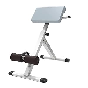 Romeinse Stoel Verstelbare Romeinse Ontlasting Opvouwbare Buikbeoefenaar Trainingsbanken For Thuisbeen Persmachine Sit-up Trainingbank (Color : White, S : 91 * 43 * 94.5cm)