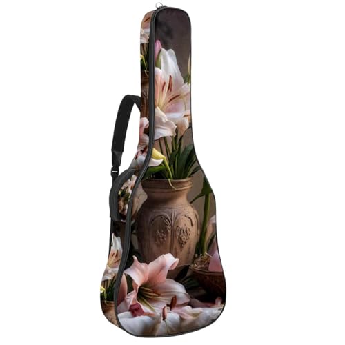 Housse universelle pour guitare acoustique étanche 40 pouces à motifs fleurs