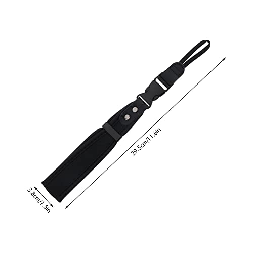 Create idea Camera Wrist Strap Soft Neoprene Wrist Lanyard with Quick-Release Buckle for Most DSLRs Non Mirror Cameras Point Cameras Binoculars 29.5cm Black - Image 4
