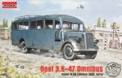 Roden 720 Opel Blitz 3.6-47 Type W39 Bus Ludewig (Essen) 1:72 Plastic Kit by POCKETBOND