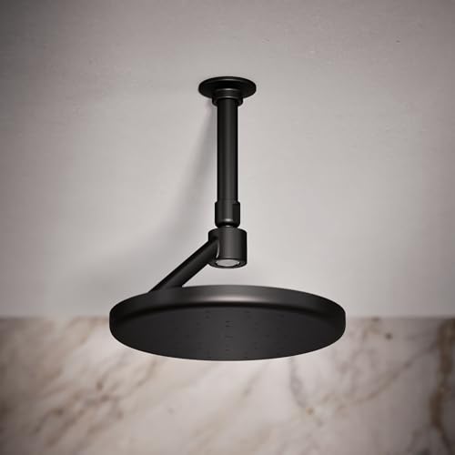 Kohler 26301-BL Statement® Open Rain iconic single-function rainhead," 2.5 gpm, Matte Black by Kohler - Image 2