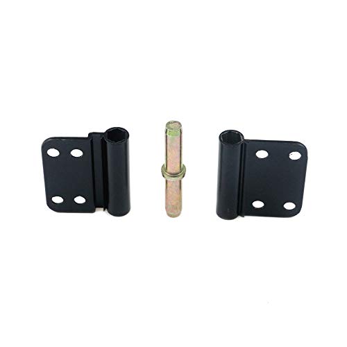 Quluxe 3.6-Inch Flag Hinges Aluminum Alloy Lift Off Hinge Detachable Door Hinge- Black (Pack Of 6) #TOP3