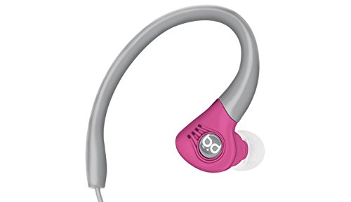 Bell'O Digital BDH251PIGR Over-The-Ear Sport Headphones with Track Control and Microphone, Pink