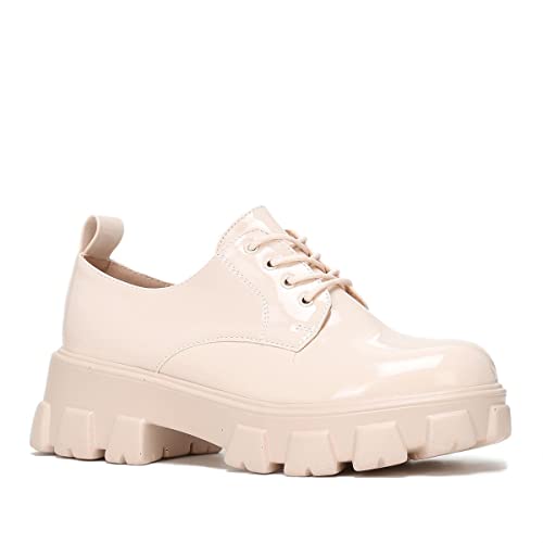 La Modeuse - Derbies Vernis avec laçage à 4 œillets