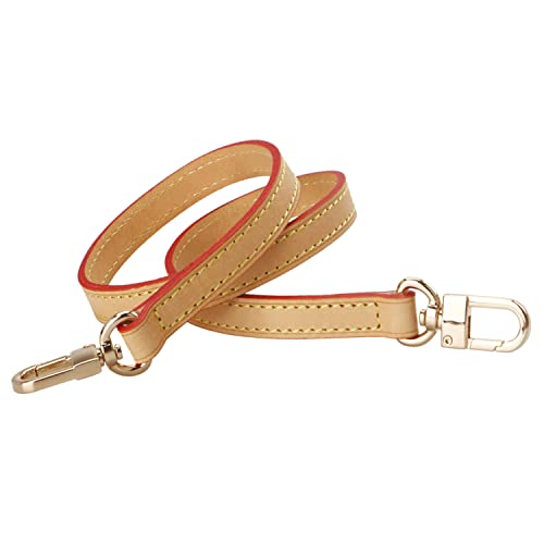 Senral Genuine Leather Strap for Bag Handbag, Purse - Short Vachetta Leather Strap - Replacement for Pochette Wallet, Clutch - Image 2