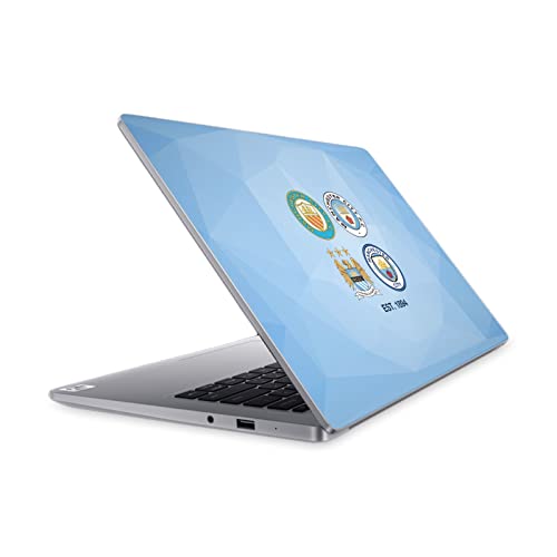 Skin vinyle Manchester City pour Mi Notebook 14 protection anti-rayures ultra-fine bleu ciel