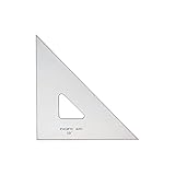 Pacific Arc Drafting Triangle, 10-inch, 45/90 Degrees, Topaz