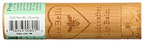 Bee Bella Peppermint Lip Balm, 0.18 OZ