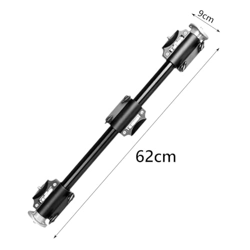 Brazo extensible de aluminio de 62cm para trípode con montaje horizontal estable 2