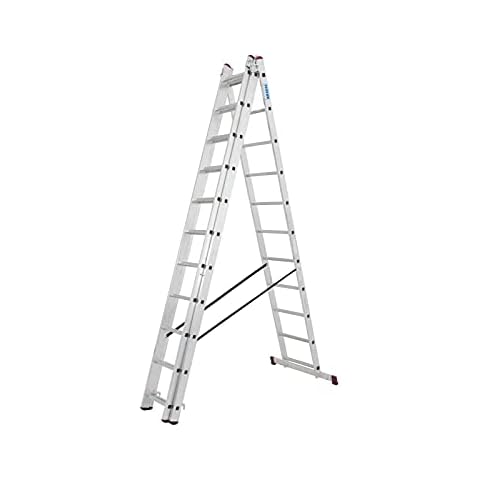 Aluminium Mehrzweckleiter inkl. Traverse Arbeitshöhe (max.): 7.25 m Krause Corda 030429 Aluminium 18 kg Cover