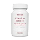 NautuGena KlimaktoBalance/Lifenol Hopfen-Extrakt (8-Prenylnaringenin)/ Rotklee- und Yamswurzel-Extrakt/Salbei und Leinsamen für die Frau / 90 Kapseln HPMC (1-Monats-Packung)