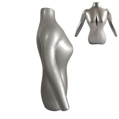 driattie Mannequin Gonflable | Mannequin Décoratif Gonflable pour Femme - Accessoire D'Exposition Vêtements Bijoux pour Boutique Photographie Décoration