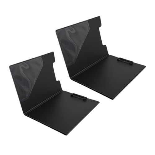 Planchettes à pince multifonctions lot de 2 porte-documents avec support écriture rigide