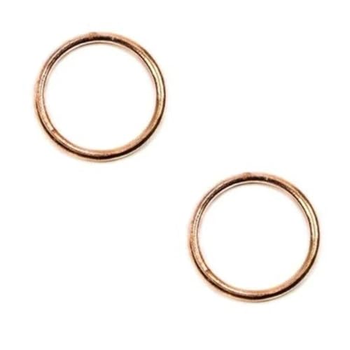 Image of Complete Engine Gasket Kit Motorcycle Engine Exhaust Pipe Gasket 38.5 * 46.5 * 4 For CX650 1983-1984 CX500 1977-1986 XL250K 1975-1978 Accessory(2pcs)
