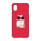 スマ通 Android One X1 対応 ケース スマホケース ハードケース コンパクト 傷防止 スリム 薄型 香水 おしゃれアンドロイド ワン エックスワン用 (2レッド) hard0001-v0060_sp