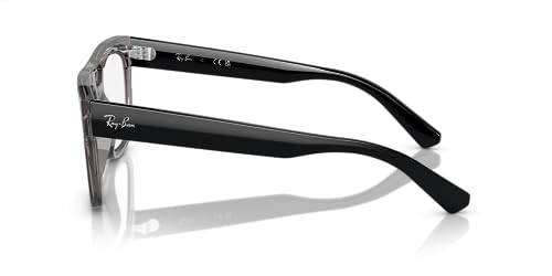Image of Ray-Ban RX7226 Lloyd Prescription Eyewear Frames, Transparent Gray /Demo Lens, 52 mm