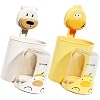 Child Friendly Toothbrush Cup Holders with Suction Cup Multifunction Wall Mount Bathroom Accessory Kids Toothbrush Stand