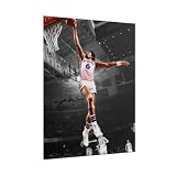 Julius Erving Cradle Dunk Signed Photo Autograph Print Wall Art Home Decor