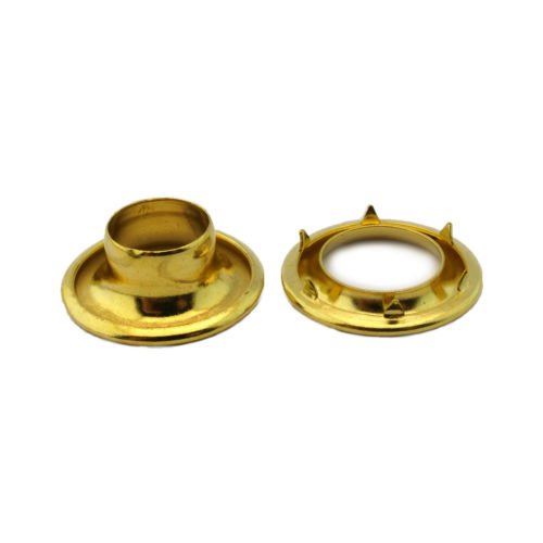 C.S. Osborne Brass Grommets & Spur Washers #G2-1 (Size 1) 144 Sets