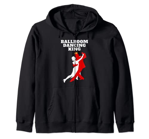 Ballroom Dancing King | Bailando de salón para niños y hombres Sudadera con Capucha