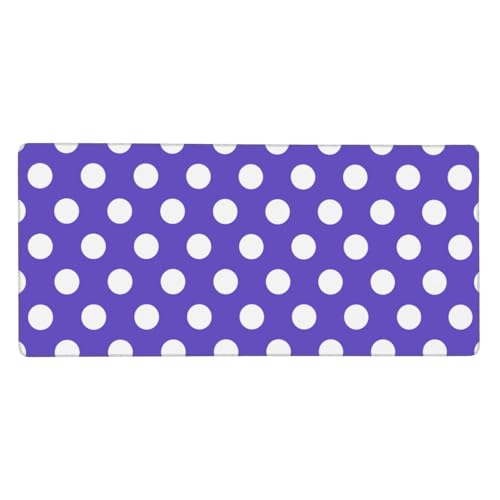 Tapis de souris de jeu géant violet foncé 40x91 cm avec bords cousus pour clavier PC