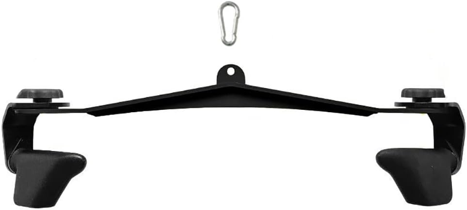 LAT Pull Down Bar,LAT Pulldown Attachments,Home Gym Fitness Spreader Bar,Cable Attachments for Gym,Mag Grip LAT Pull Down Bar,Neutral Grip Handle,T-bar Row Landmine Attachment (SQ003-black)