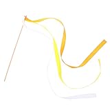 Photo Gallery holidyoyo 20pezzi bacchette magiche con campane e nastri colorati per matrimoni e feste accessori per cerimonie per interazioni festive e giochi di gruppo giallo Photo Gallery holidyoyo 20pezzi bacchette magiche con campane e nastri colorati per matrimoni e feste accessori per cerimonie per interazioni festive e giochi di gruppo giallo