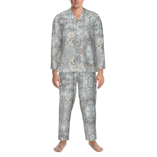 Ensemble de détente imprimé Flora chic et pyjama léger Blue Grace - 4