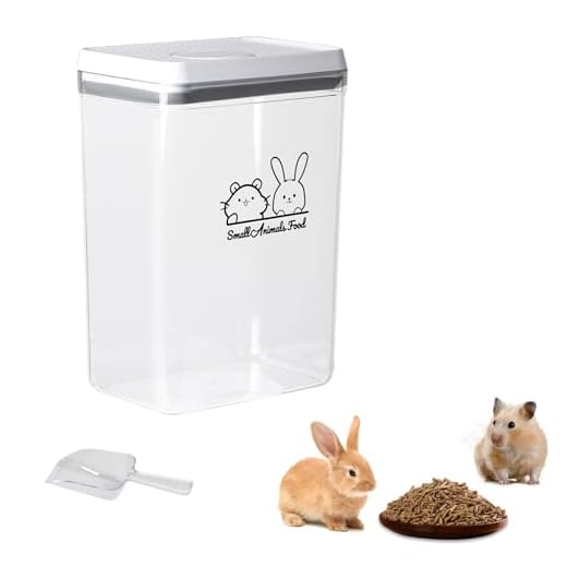 APITOS Airtight Small Animal Food Container