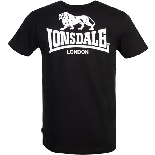 T-shirt Lonsdale Whiteness anti-déformation blanc pur en maille premium