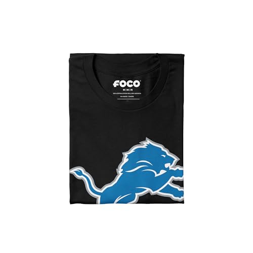 Image of FOCO Men's NFL Team Primary Logo Black Short Sleeve T-Shirt