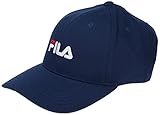Fila Brasov 6 Panel Cap with Linear Logo-Strap Back Gorra de bisbol, Azul Medieval, Talla única Unisex Adulto