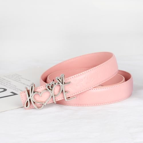 Image of Aurolran Women's Leather Belt with Buckle - Ideal for Dresses, Jeans, and Coats