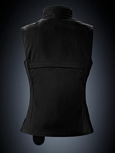 Ewool Pro+ Women's Heated Vest, Made For Extreme Cold, 12V Rechargeable Battery Heated Jacket For Motorcycle, Snowmobile, Ski (X-Small) Black #TOP5