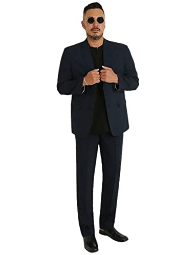 Costume pour homme de fête veste monobouton et pantalon chic de banquet