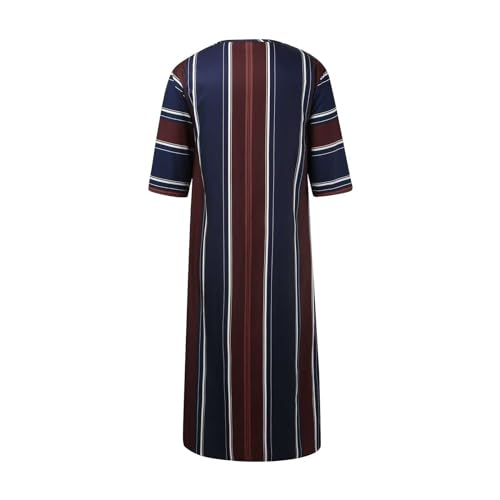 Dashiki for Men Big and Tall Kaftan Muslim Men Thobe Long Sleeve Kaftan Thobe Men Thobe with Pocket3