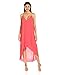 BCBGMax Azria Women's Cressidia Lace Trim High/Low Hem Dress