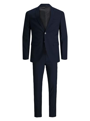 JACK & JONES Herren Jprfranco Suit Ps Abendanzug Set, Dark Navy, 68 EU