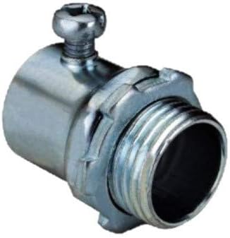Steel Set Screw Connectors for EMT Conduit (3/4 in. diameter; 25-pack)