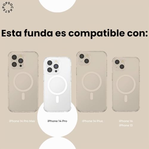 Funda PopCase PlantCore evita caídas en iPhone 14 Pro con su agarre ajustable MagSafe 5