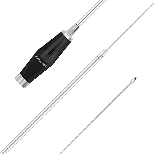 ANTENA MINI MARINOX PARA RÁDIO PX 10, 11 E 12 METROS COM PROLONGADOR 40CM B-2005P40 - AQUARIO