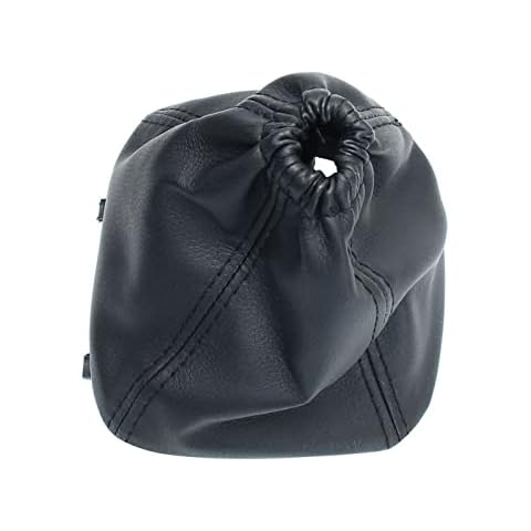 YWhjklb For Ford Transit Van MK7 2006 2007 2008 2009 2010 2011 2012-2014 Black PU Leather Car Gear Shift Knob Gaiter Gaitor Boot Cover Cover